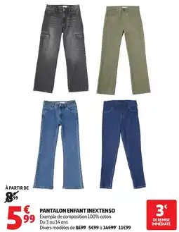 Auchan Pantalon enfant inextenso offre