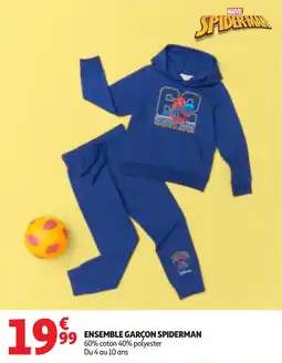 Auchan Ensemble garçon spiderman offre
