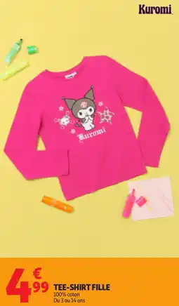 Auchan Tee-shirt fille offre