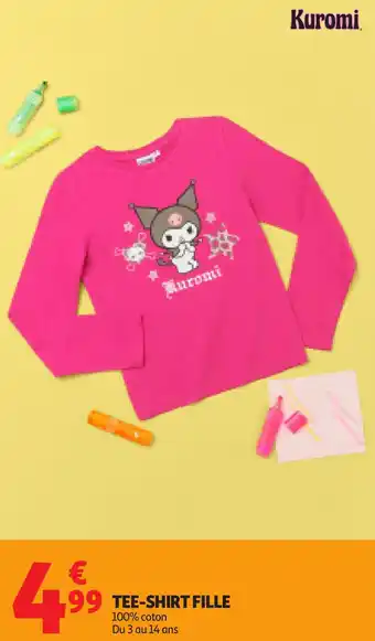 Auchan Tee-shirt fille offre