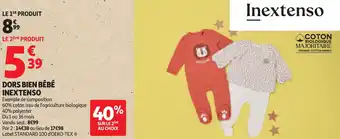 Auchan Dors bien bébé inextenso offre