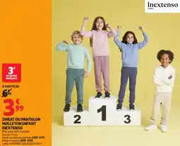 Auchan Sweat ou pantalon molleton enfant inextenso offre