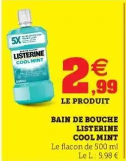 Hyper U LISTERINE Bain de bouche offre