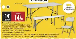 Bricorama Gamme pliante multi-usages offre