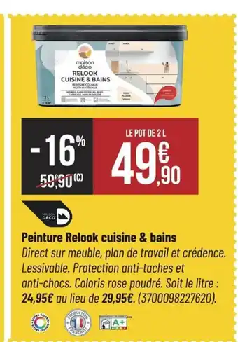 Bricorama Peinture Relook cuisine & bains offre