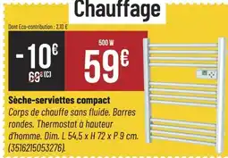 Bricorama Sèche-serviettes compact offre