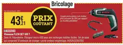 Bricorama BOSCH Visseuse FLEXI SET IXO 7 offre