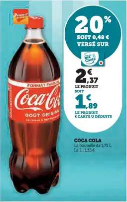 Hyper U Coca cola offre