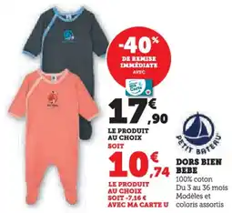 Hyper U Dors bien bebe offre