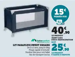 Hyper U Lit parapluie sweet dreams offre