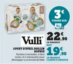 Hyper U Jouet d'eveil rollin sophie offre