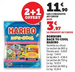 Hyper U Bonbons back to cool haribo offre
