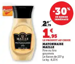 Hyper U Mayonnaise maille offre