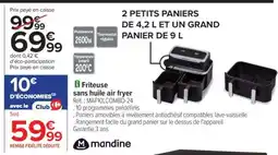 Carrefour Friteuse sans huile Air fryer offre