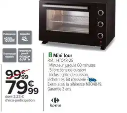 Carrefour Mini-four offre