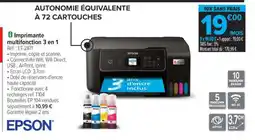 Carrefour Imprimante multifonction 3 en 1 offre
