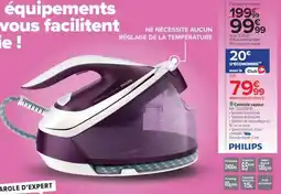Carrefour Philips Centrale vapeur offre