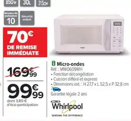 Carrefour Micro-ondes offre