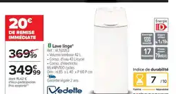 Carrefour Lave linge offre