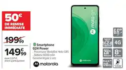 Carrefour Smartphone G24 Power offre