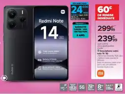 Carrefour Smartphone redmi note 14 5G offre