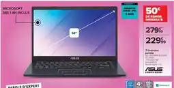 Carrefour Ordinateur portable ASUS offre