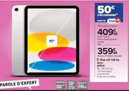 Carrefour iPad wifi 128 Go silver offre