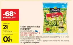 Carrefour Market Salade cœur de laitue FLORETTE offre
