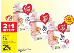 Carrefour Market Farine de Blé Label Rouge COEUR DE BLÉ offre