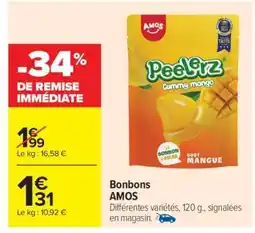 Carrefour Market Bonbons AMOS offre
