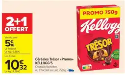 Carrefour Market Céréales Trésor Promo KELLOGG’S offre