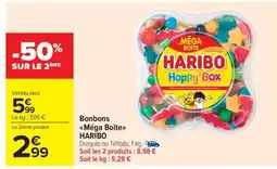 Carrefour Market Bonbons Méga Boîte HARIBO offre
