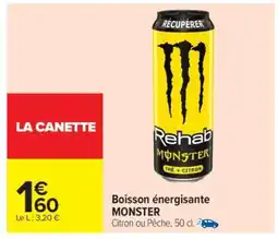 Carrefour Market Boisson Energisante Monster offre