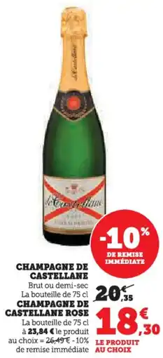 Hyper U Champagne de castellane offre