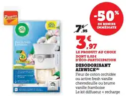 Hyper U Desodorisant airwick offre