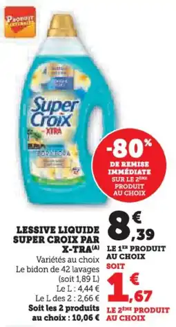 Hyper U Lessive liquide super croix par x-tra offre