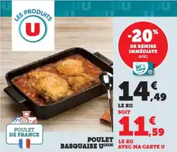 Hyper U Poulet basquaise u offre