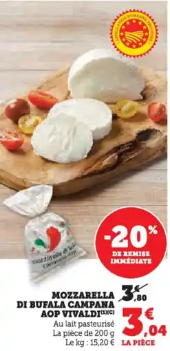 Hyper U Mozzarella di bufala campana aop vivaldi offre