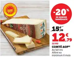 Hyper U Comté aop offre