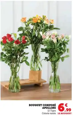 Hyper U Bouquet composé apolline offre
