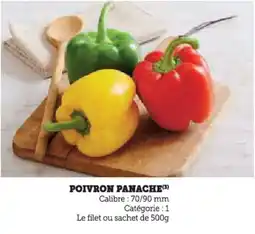Hyper U Poivron panache offre