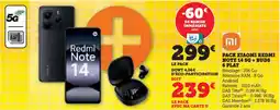 Hyper U Pack xiaomi redmi note 14 5g + buds 6 play offre
