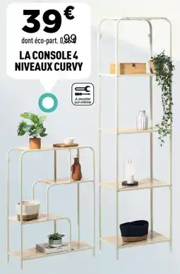 Centrakor La console 4 niveaux curvy offre