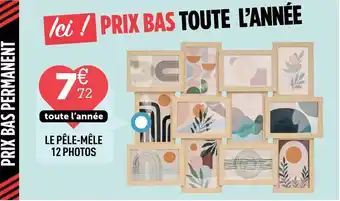 Centrakor Le pêle-mêle 12 photos offre