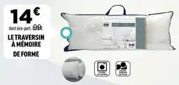 Centrakor Le traversin à mémoire de forme offre