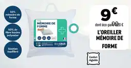 Centrakor L'oreiller mémoire de forme offre
