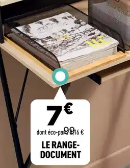 Centrakor Le range document offre