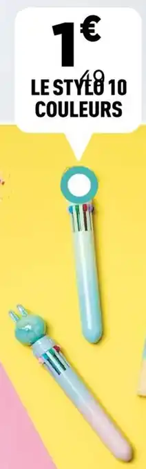 Centrakor Le stylo 10 couleurs offre