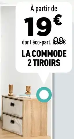 Centrakor La commode 2 tiroirs offre