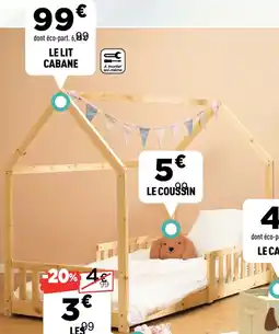 Centrakor Le lit cabane offre